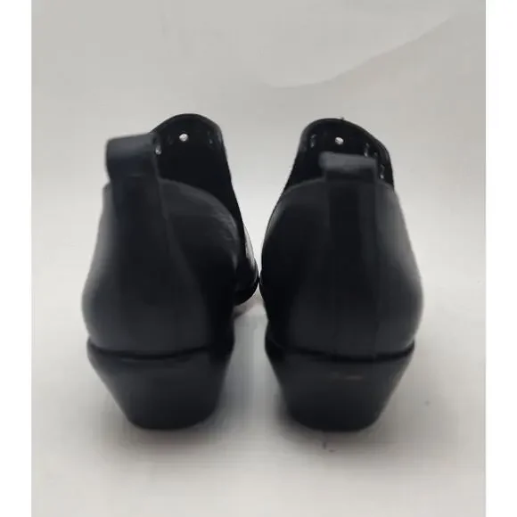 Rebecca Minkoff ANNETTE" LEATHER Studded Booties Women's 8 Black - Picture 7 of 16